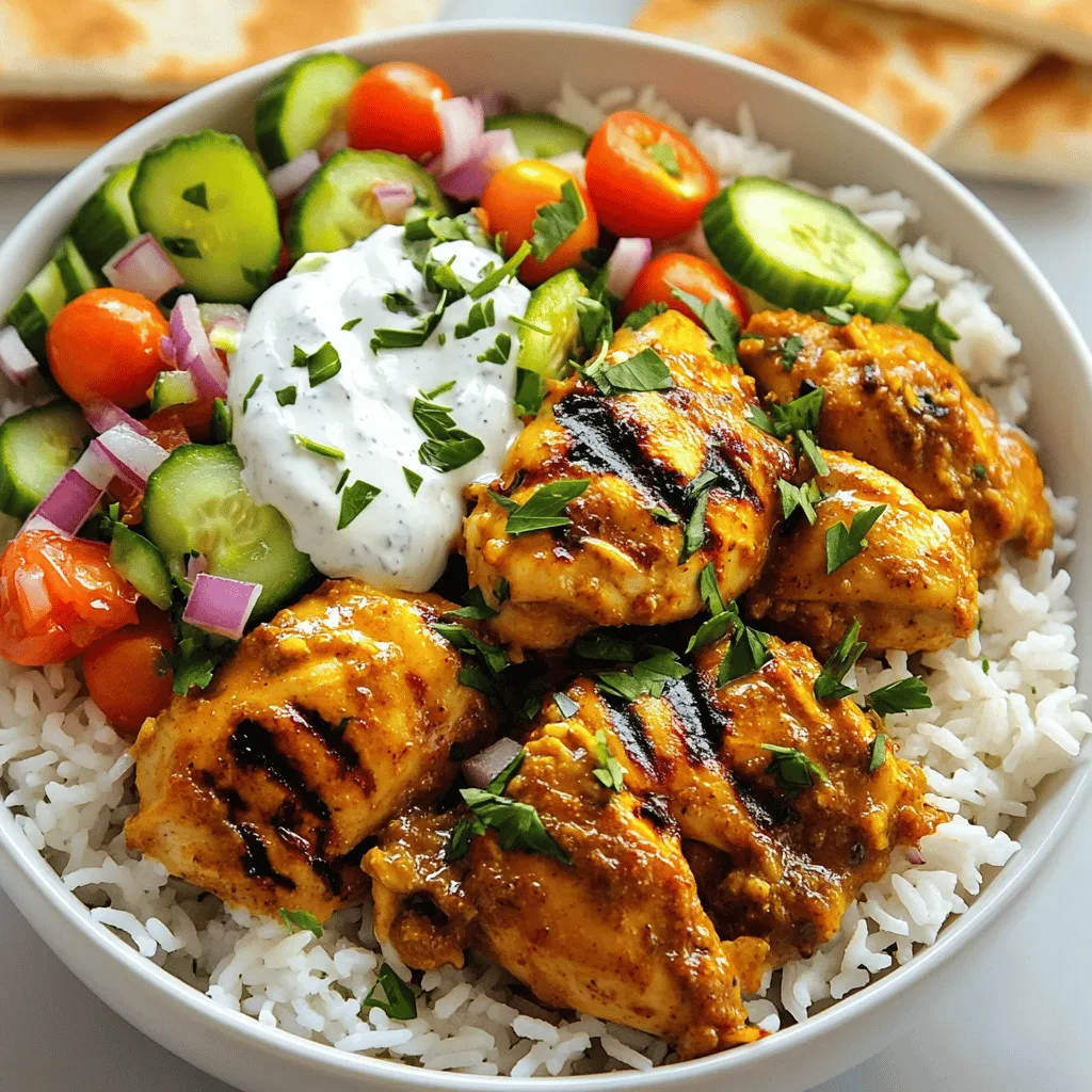 Chicken Shawarma Rice Bowl Flavorful and Filling Dish