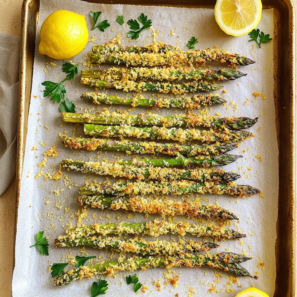 Zesty Lemon Parmesan Asparagus Fries Recipe