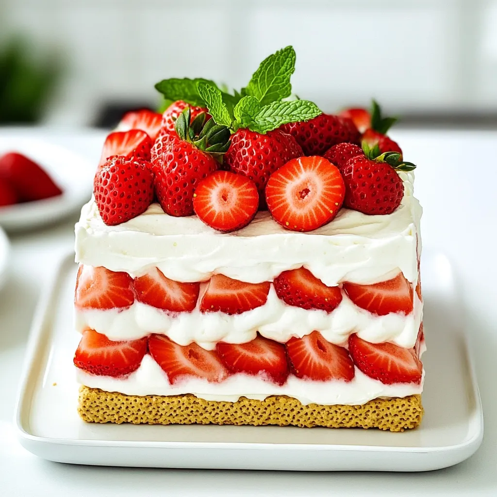 Strawberry Shortcake Icebox Cake Delightfully Simple Recipe