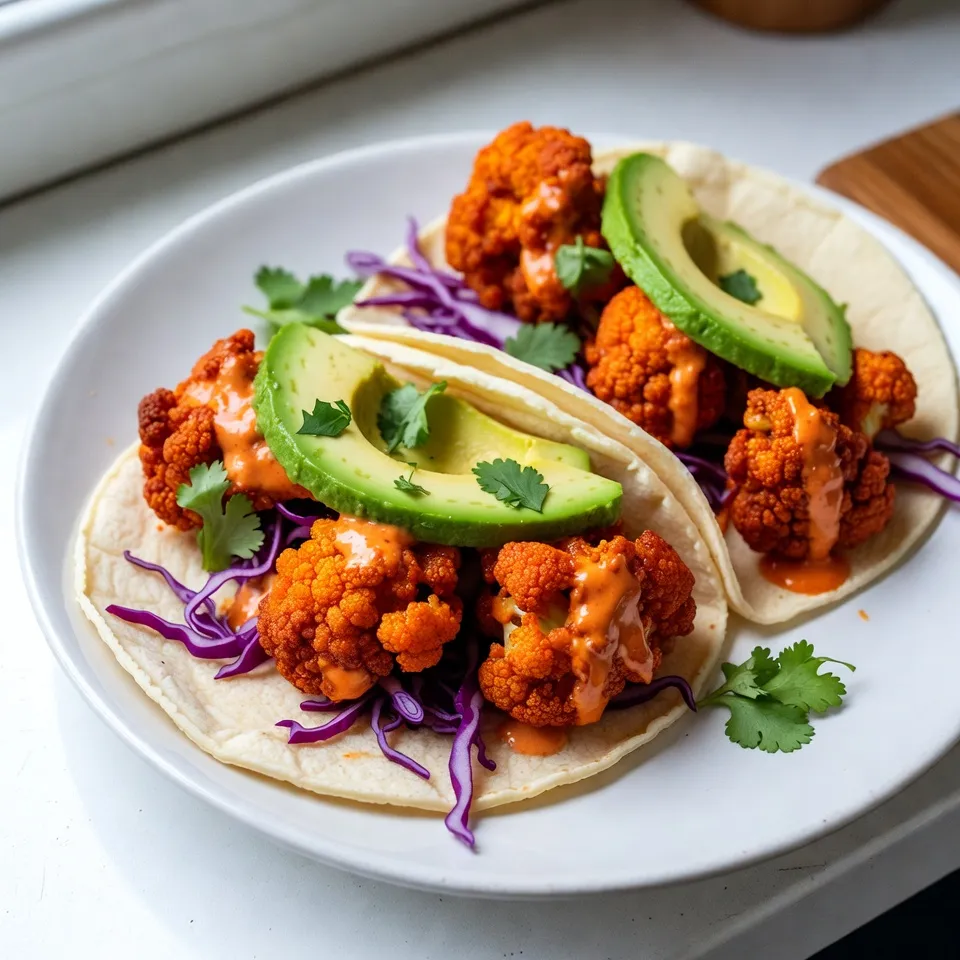 Buffalo Cauliflower Tacos Flavorful and Simple Recipe