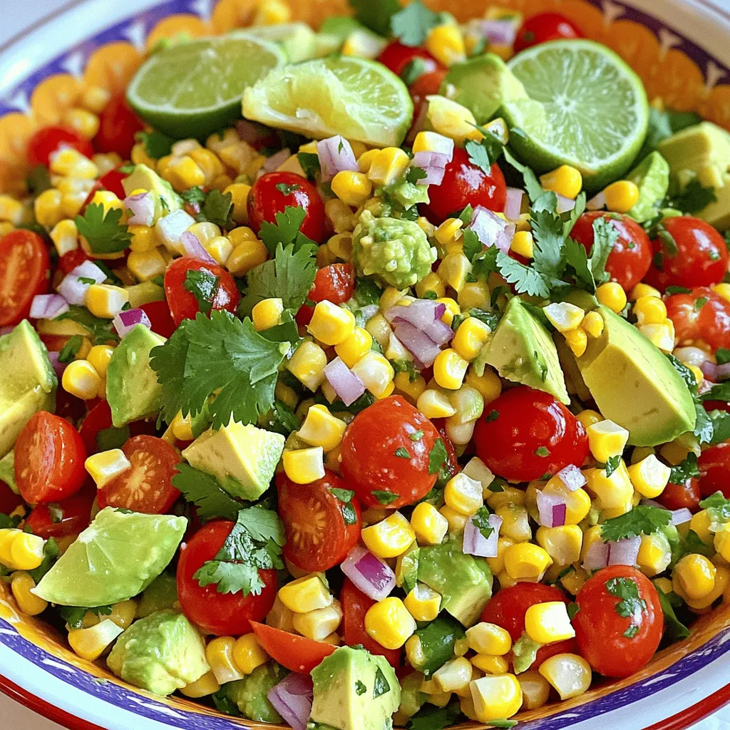 Fiesta Corn Salad With Lime Tasty and Fresh Recipe