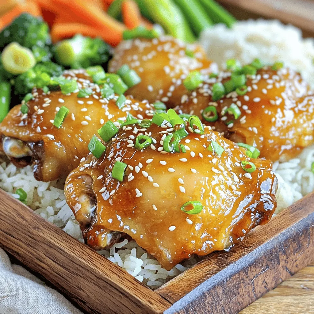 Honey Garlic Chicken Thighs Flavorful Dinner Delight
