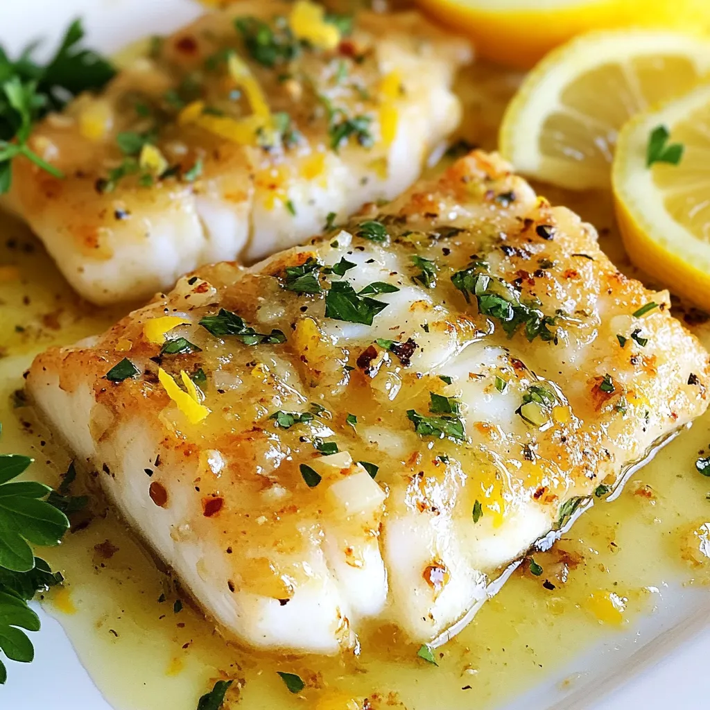 Lemon Garlic Butter Cod Delightful and Easy Recipe