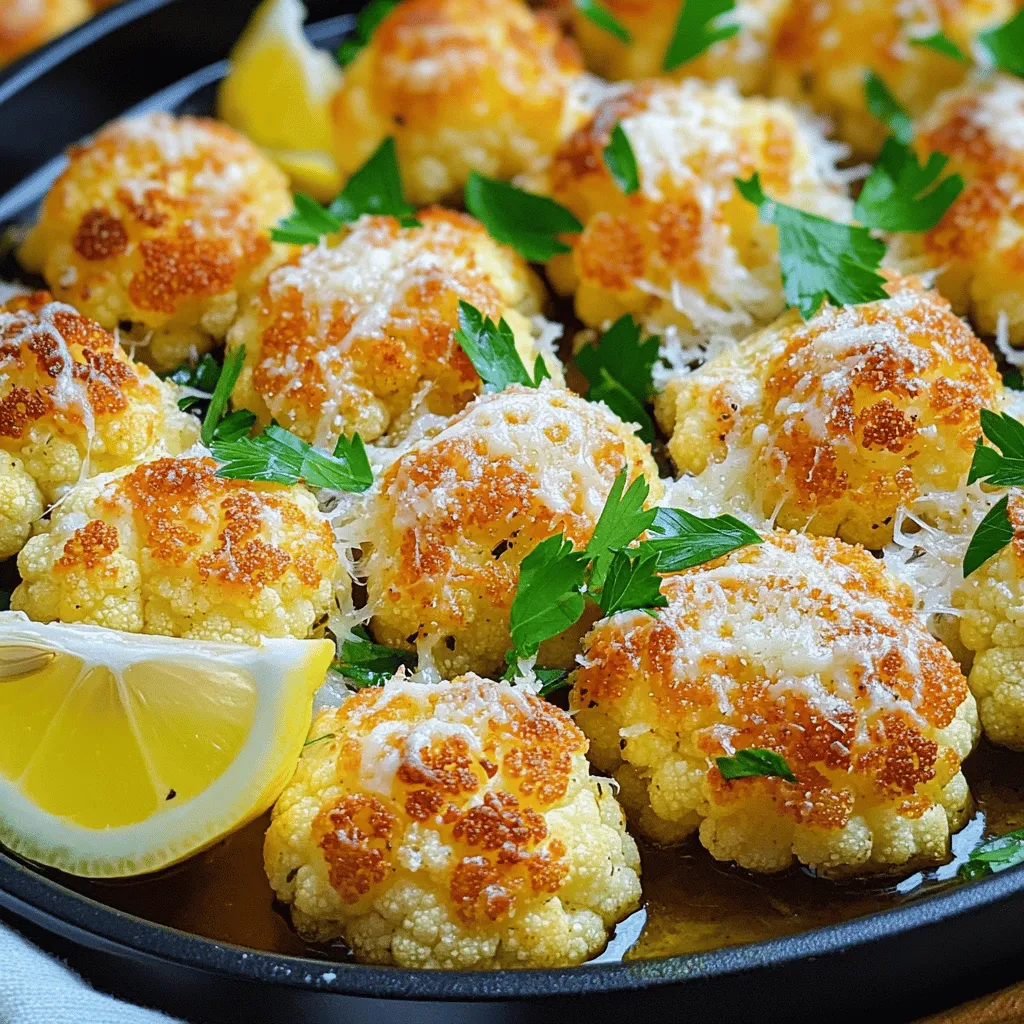 Garlic Parmesan Roasted Cauliflower Flavorful Side Dish