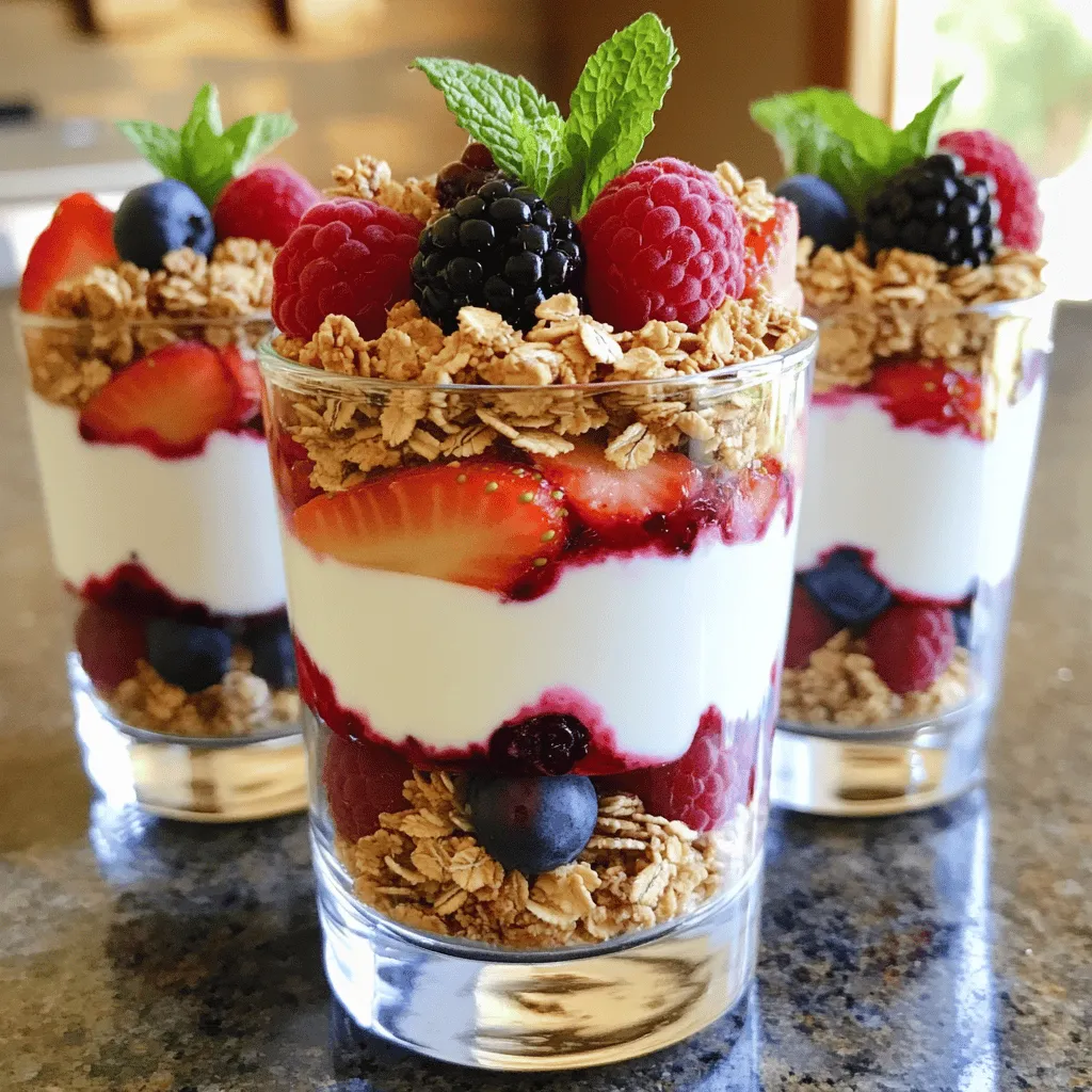 Greek Yogurt Berry Parfaits Quick and Tasty Treat