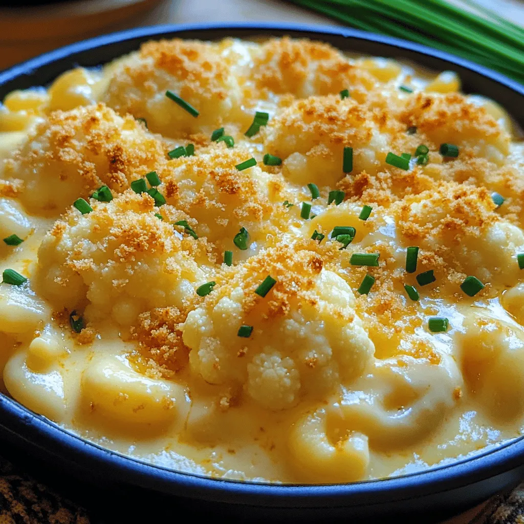 Cauliflower Mac and Cheese Creamy Comfort Dish
