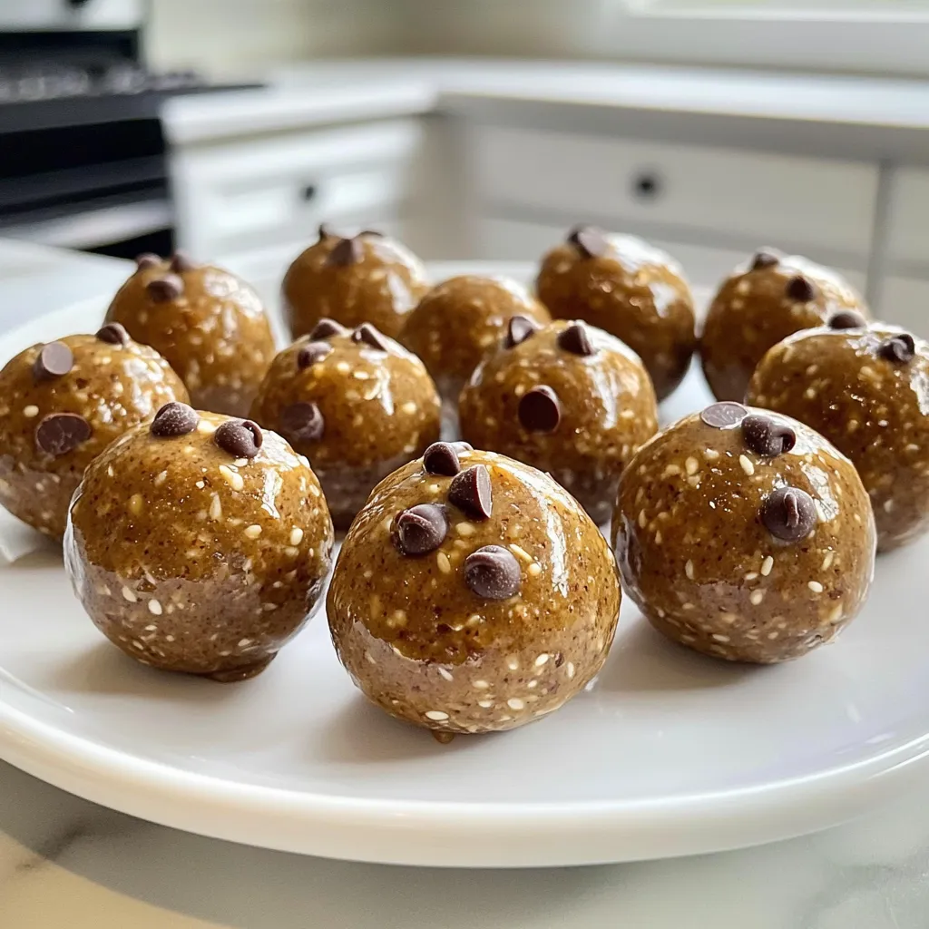 Peanut Butter Chocolate Energy Balls Simple Snack Recipe