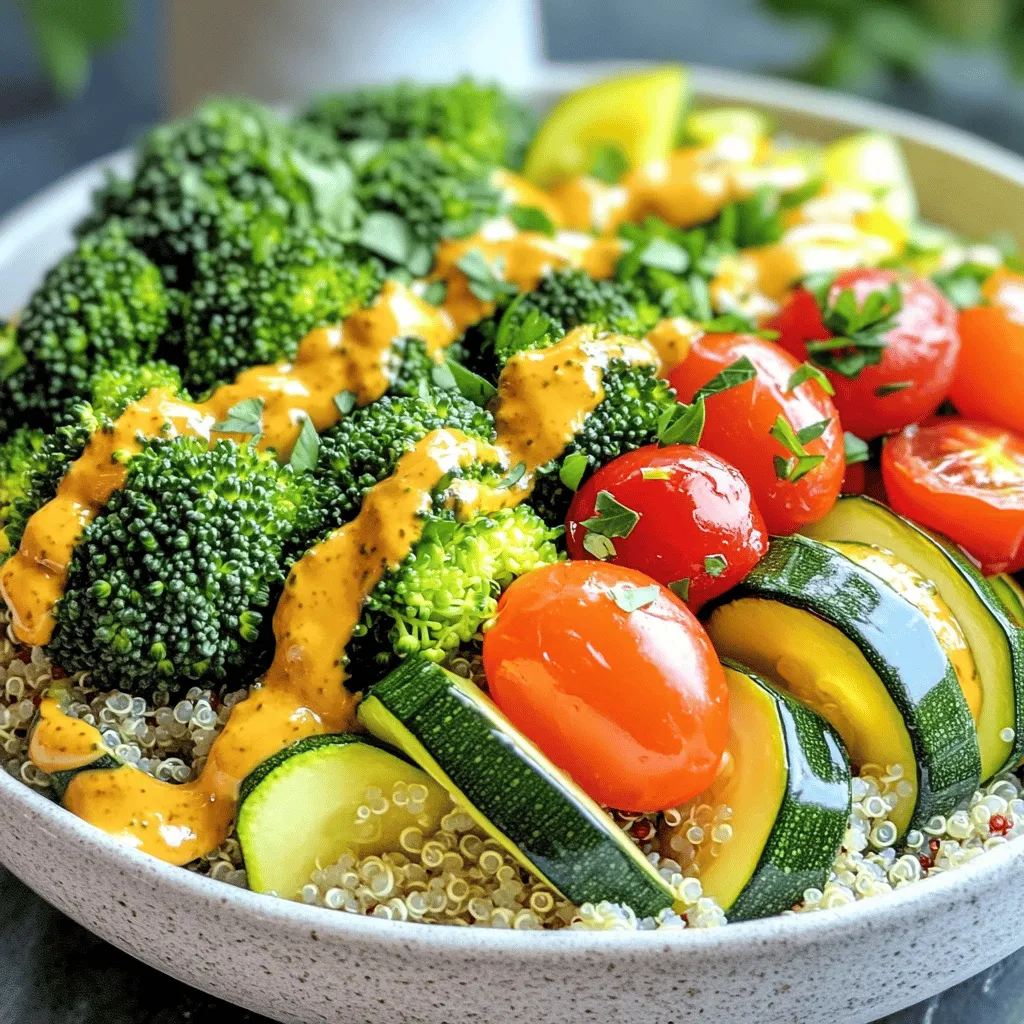 Honey Mustard Veggie Bowls Flavorful and Nutritious Meal
