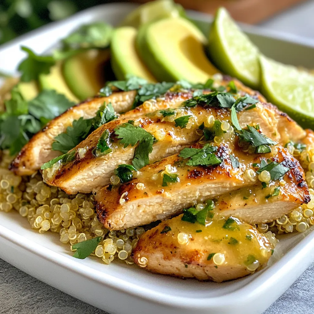Cilantro Lime Quinoa Chicken Flavorful Fresh Dish