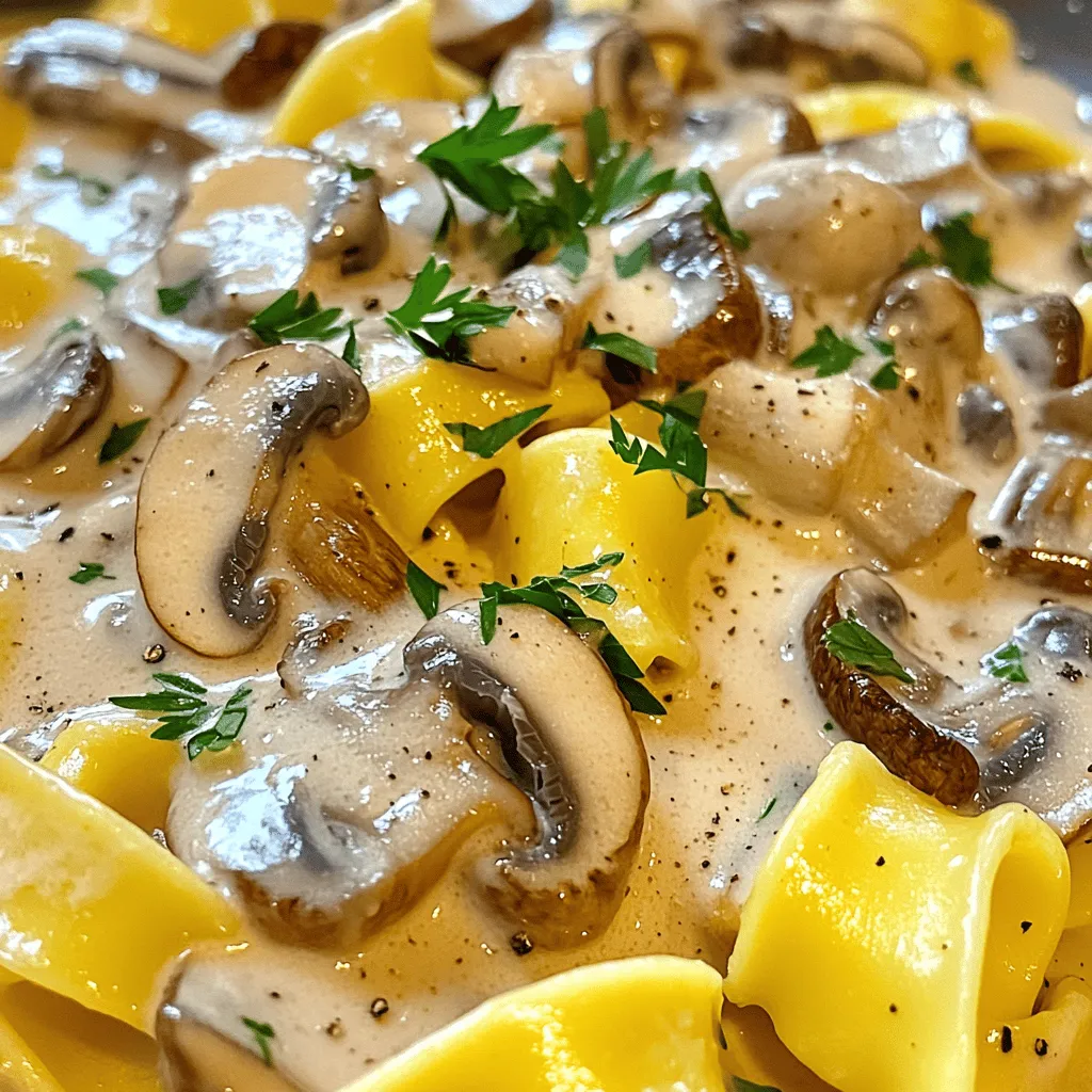 Mushroom Stroganoff Flavorful and Creamy Delight