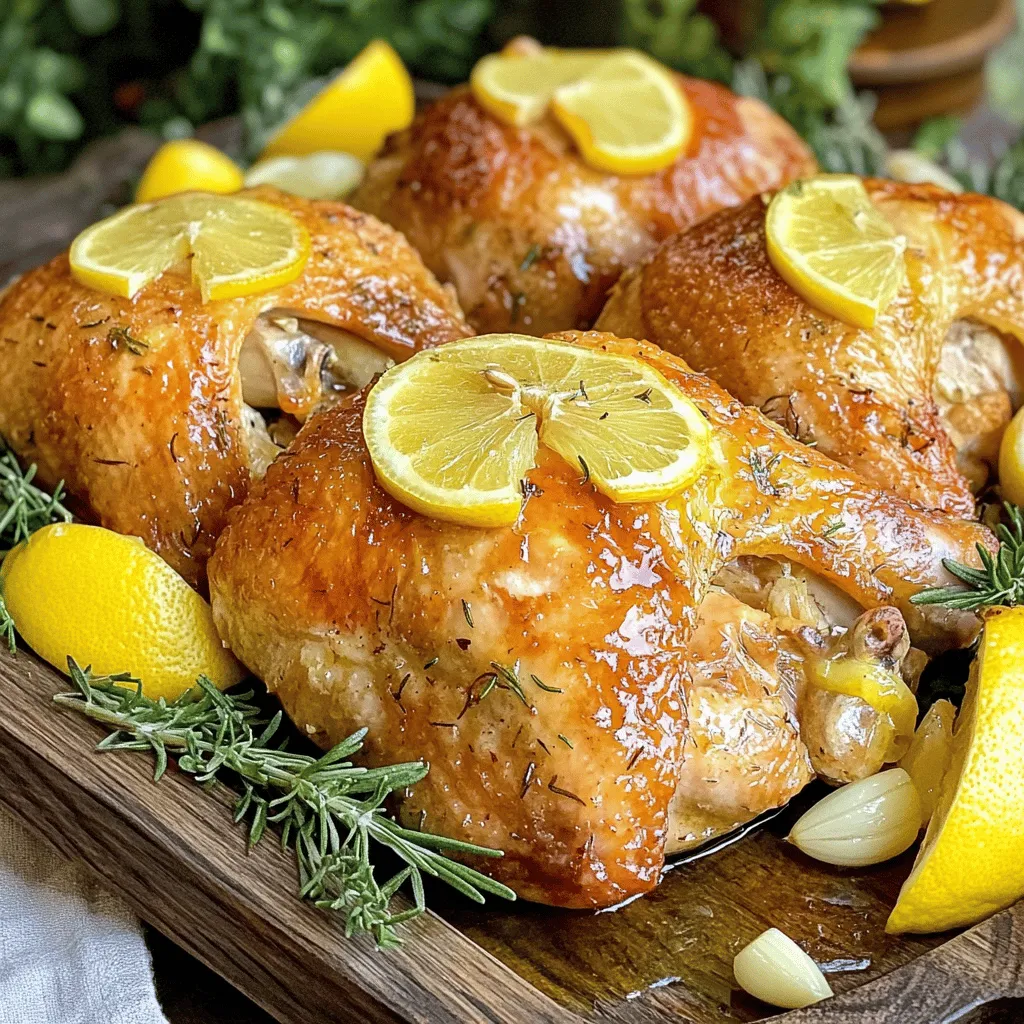 Lemon Garlic Roasted Chicken Flavorful Family Meal