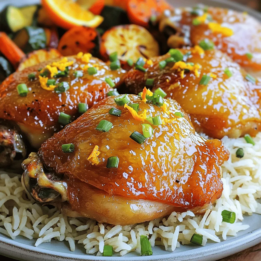 Savory Orange Glazed Chicken Thighs Recipe Guide