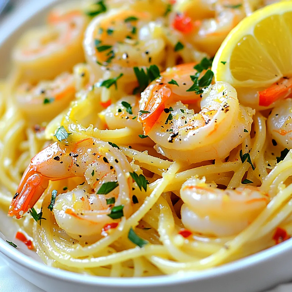 Lemon Garlic Shrimp Pasta Simple and Flavorful Dish