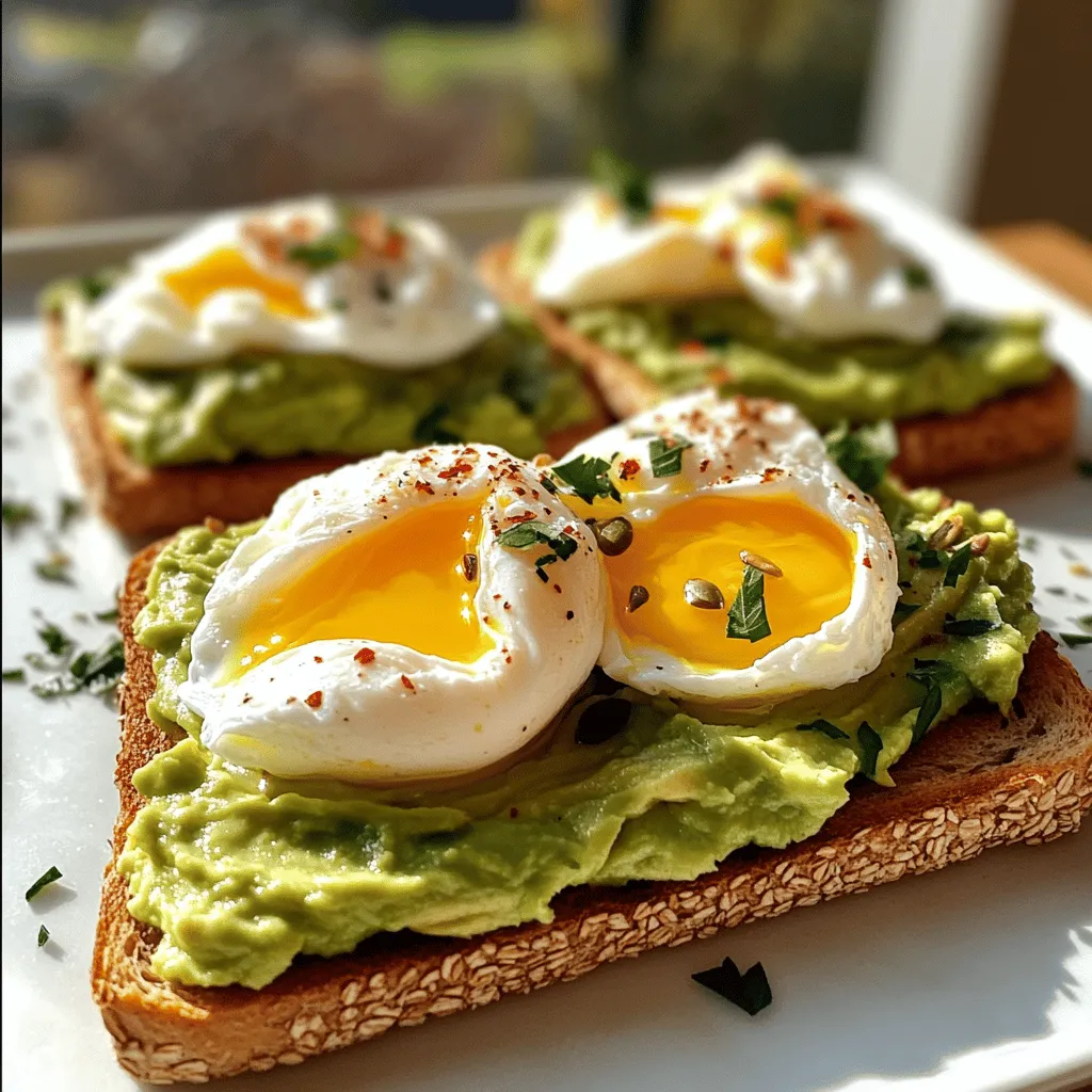 Savory Avocado Toast with Poached Egg Recipe