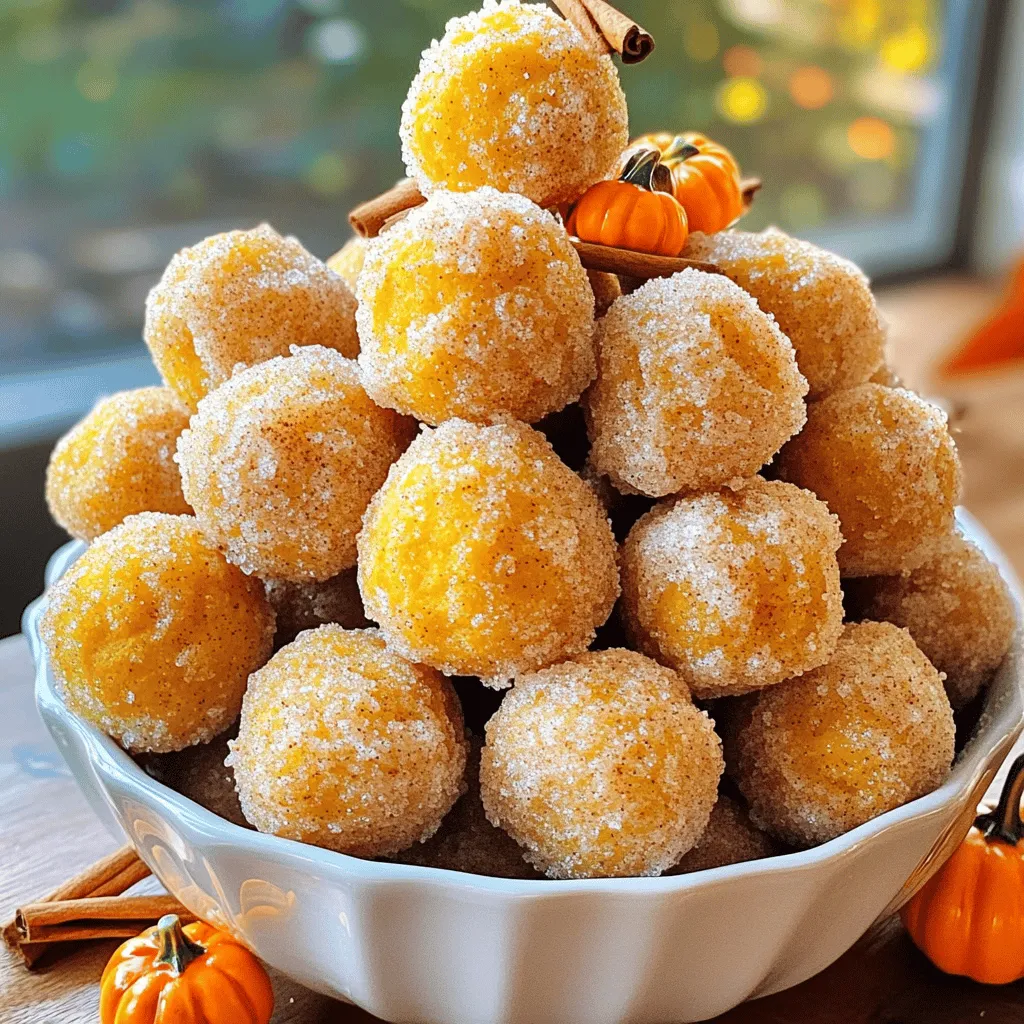 Bakery-Style Pumpkin Spice Donut Holes Delight