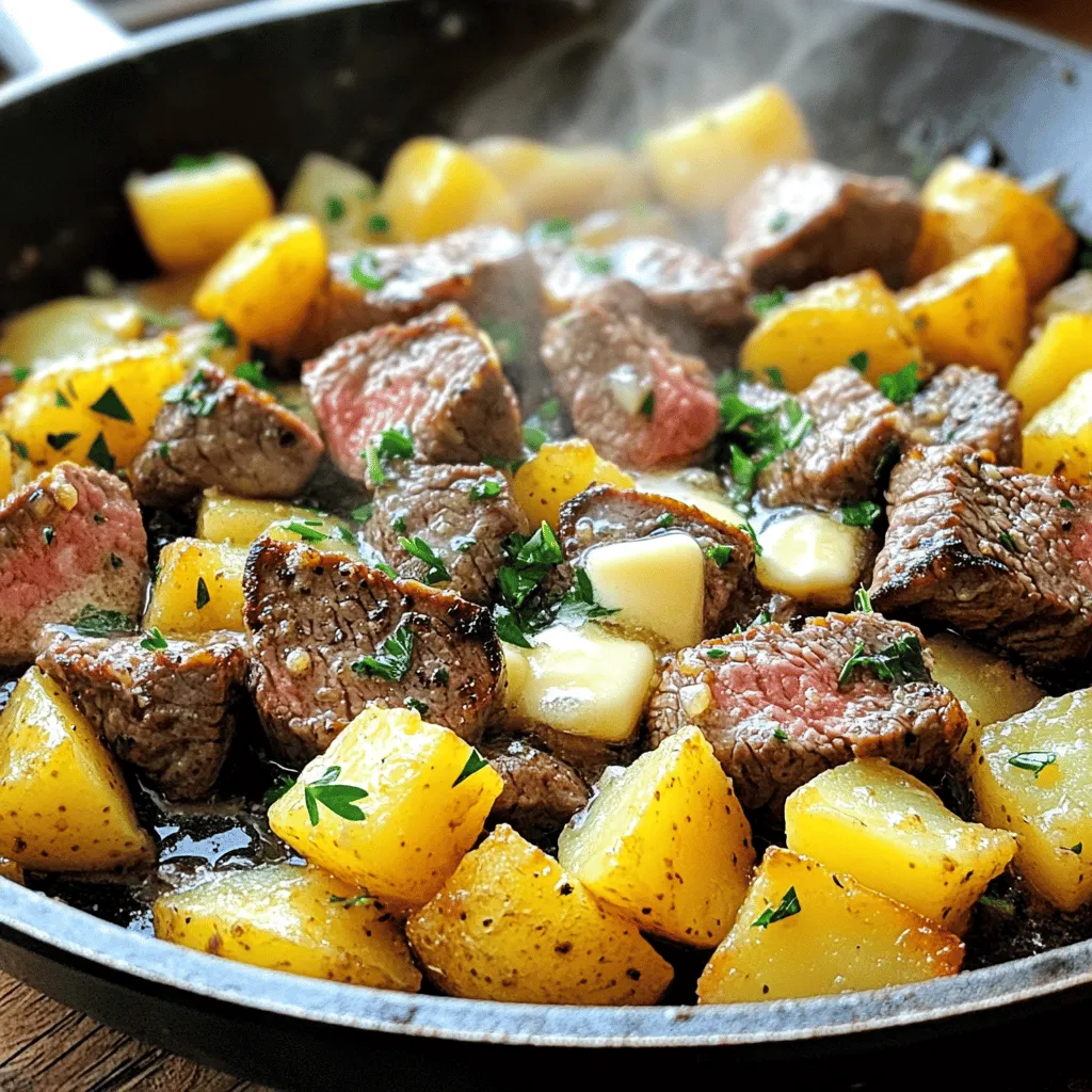 Garlic Butter Steak &#038; Potato Skillet Flavor Explosion