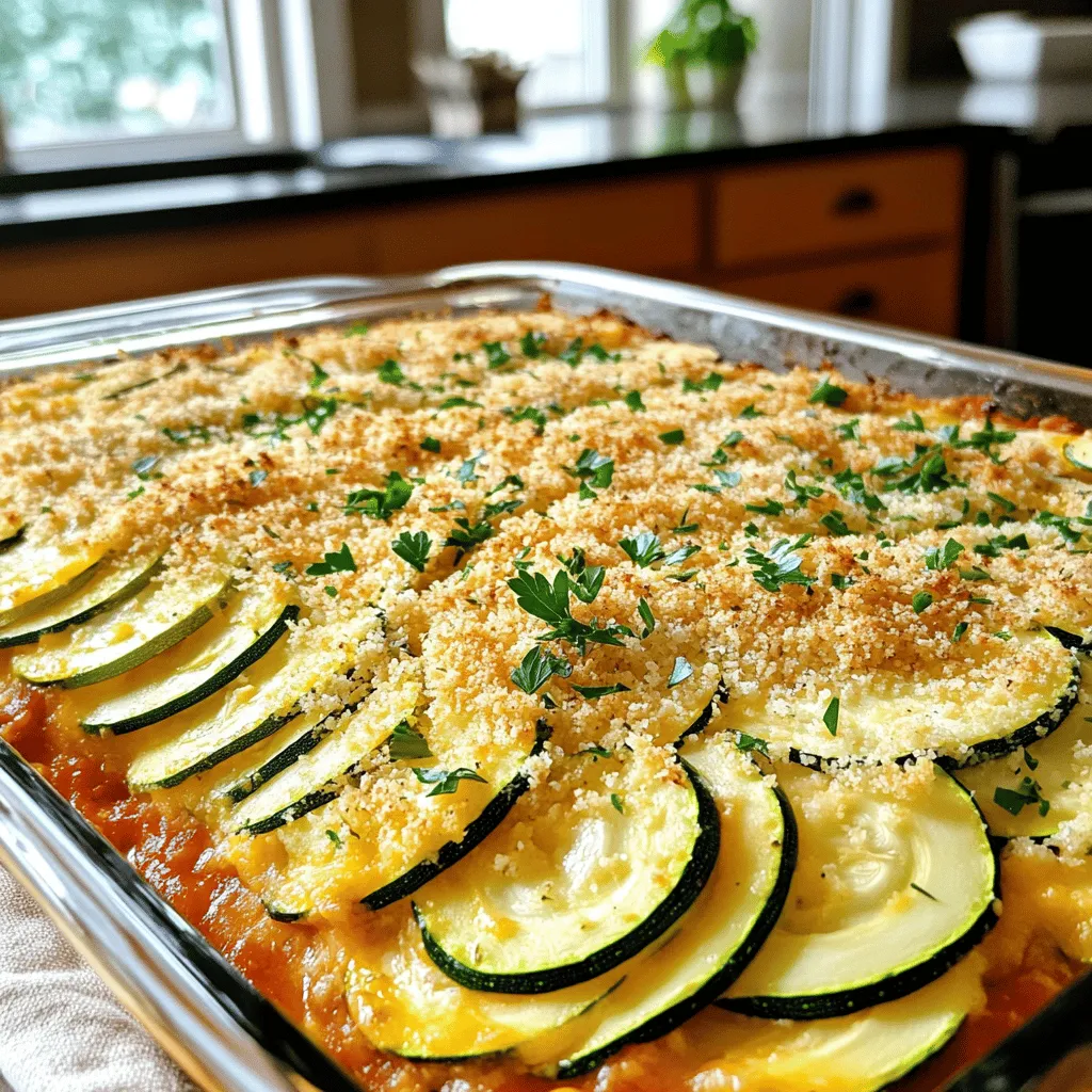 Zucchini Parmesan Bake Savory and Satisfying Dish