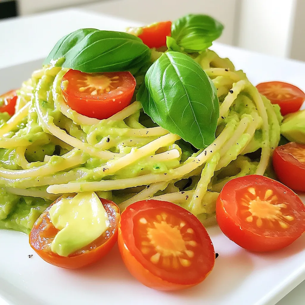 Creamy Avocado Pasta Delicious and Simple Recipe