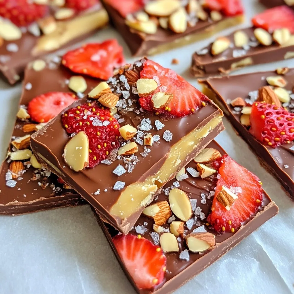 Chocolate Covered Strawberry Bark Simple and Tasty Treat