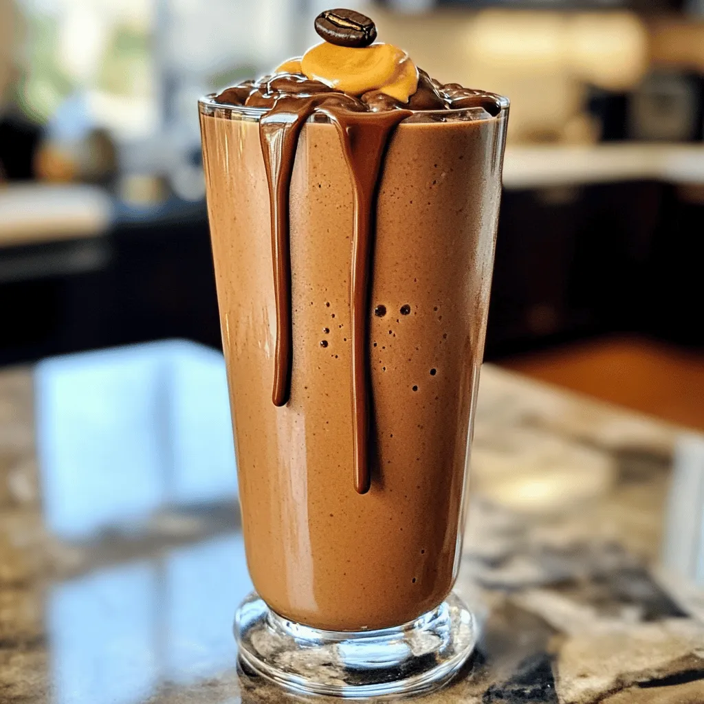 Protein Mocha Fudge Shake Tasty and Energizing Treat