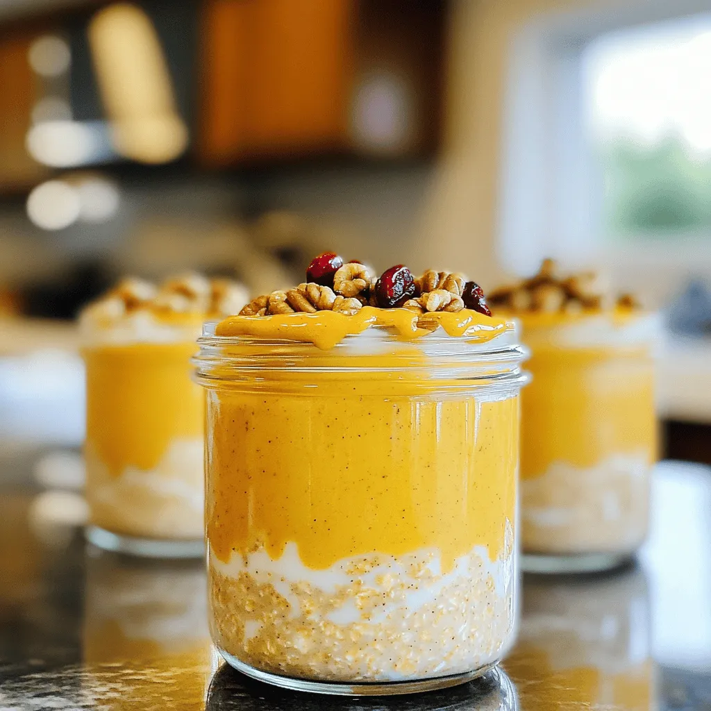 Pumpkin Spice Overnight Oats Creamy and Flavorful Meal