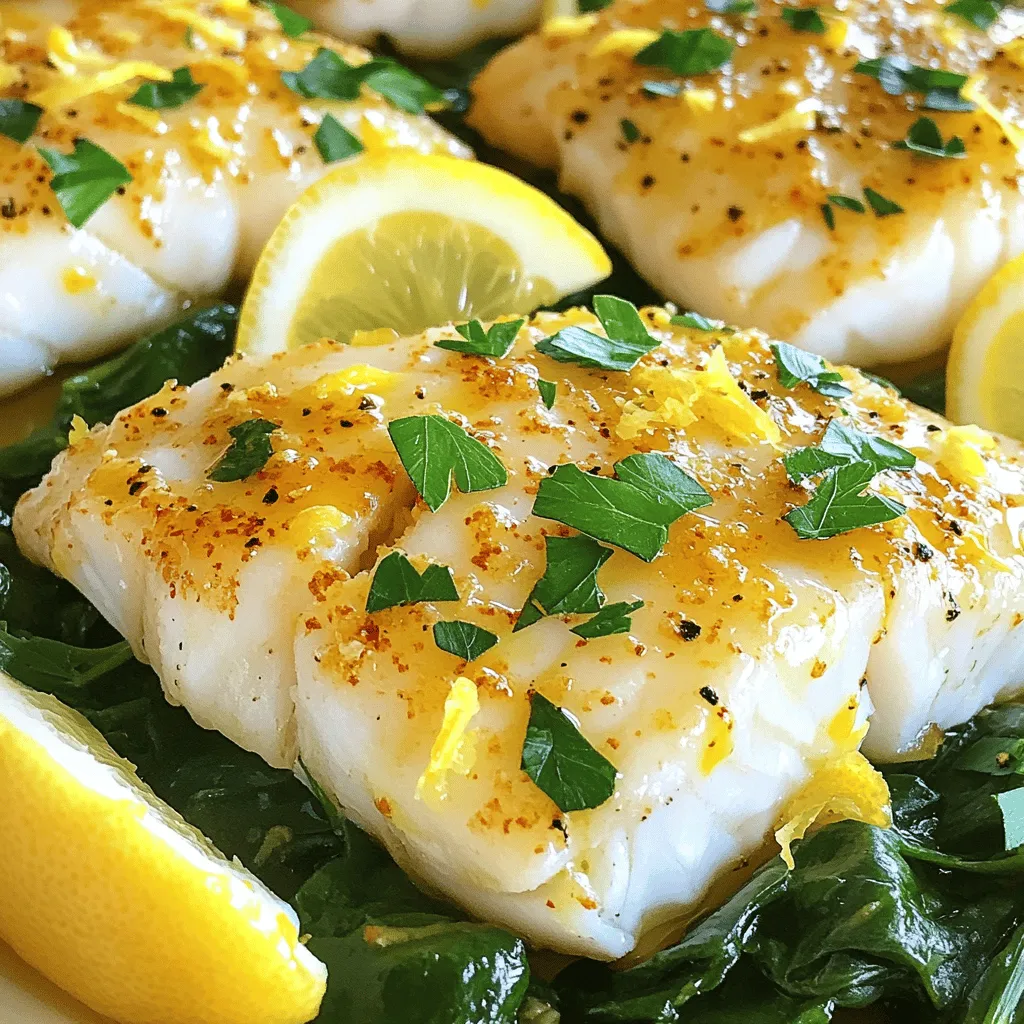 Lemon Garlic Baked Cod Flavorful and Healthy Dish