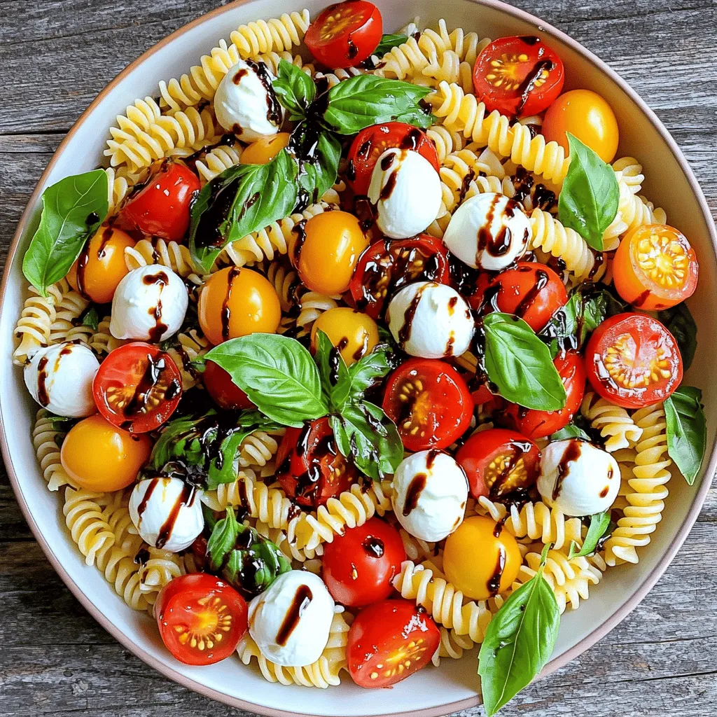 Caprese Pasta Salad Fresh and Flavorful Delight