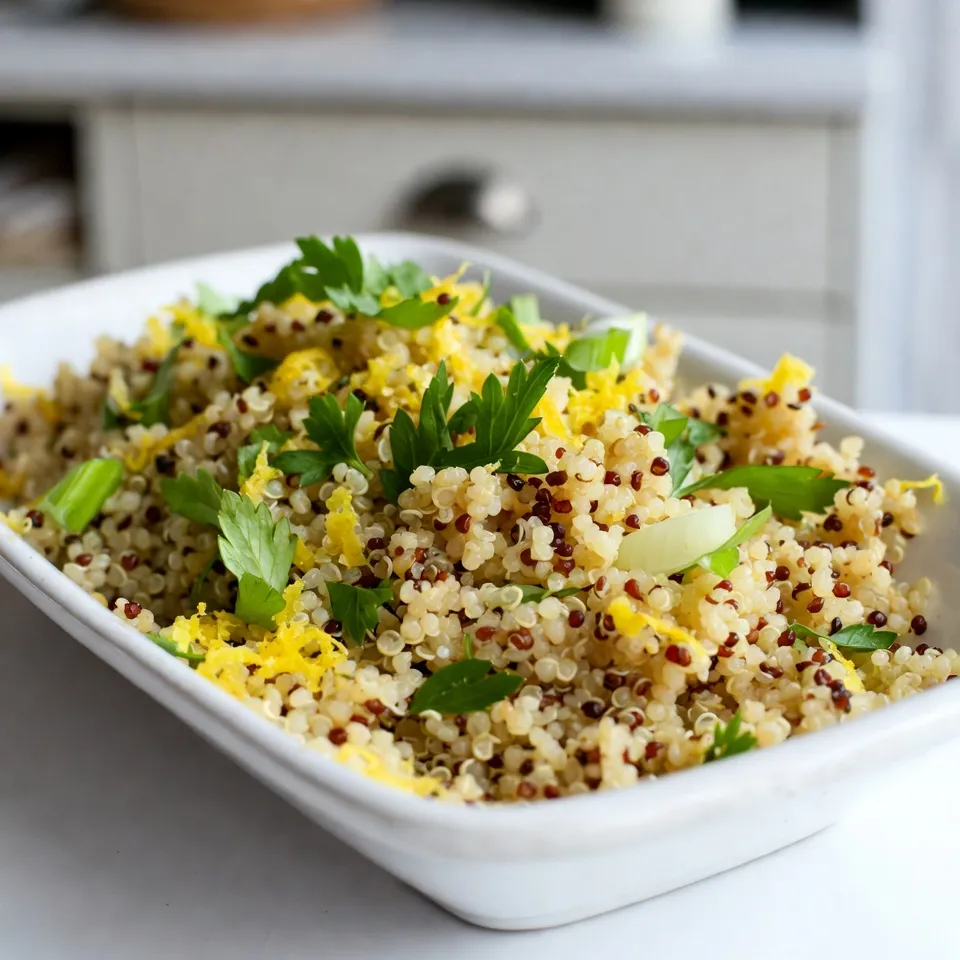 Zesty Lemon Garlic Quinoa Tasty and Healthy Delight