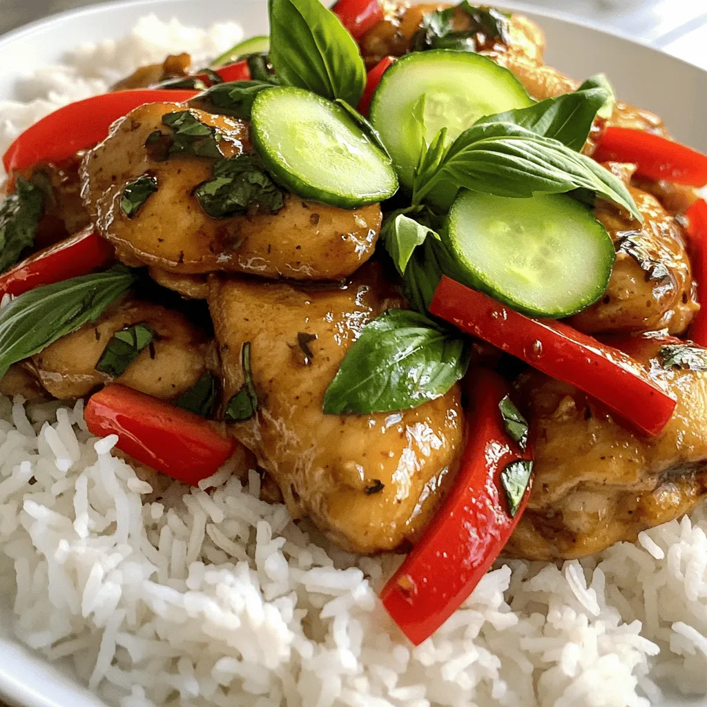 Thai Basil Chicken with Jasmine Rice Flavor Boost