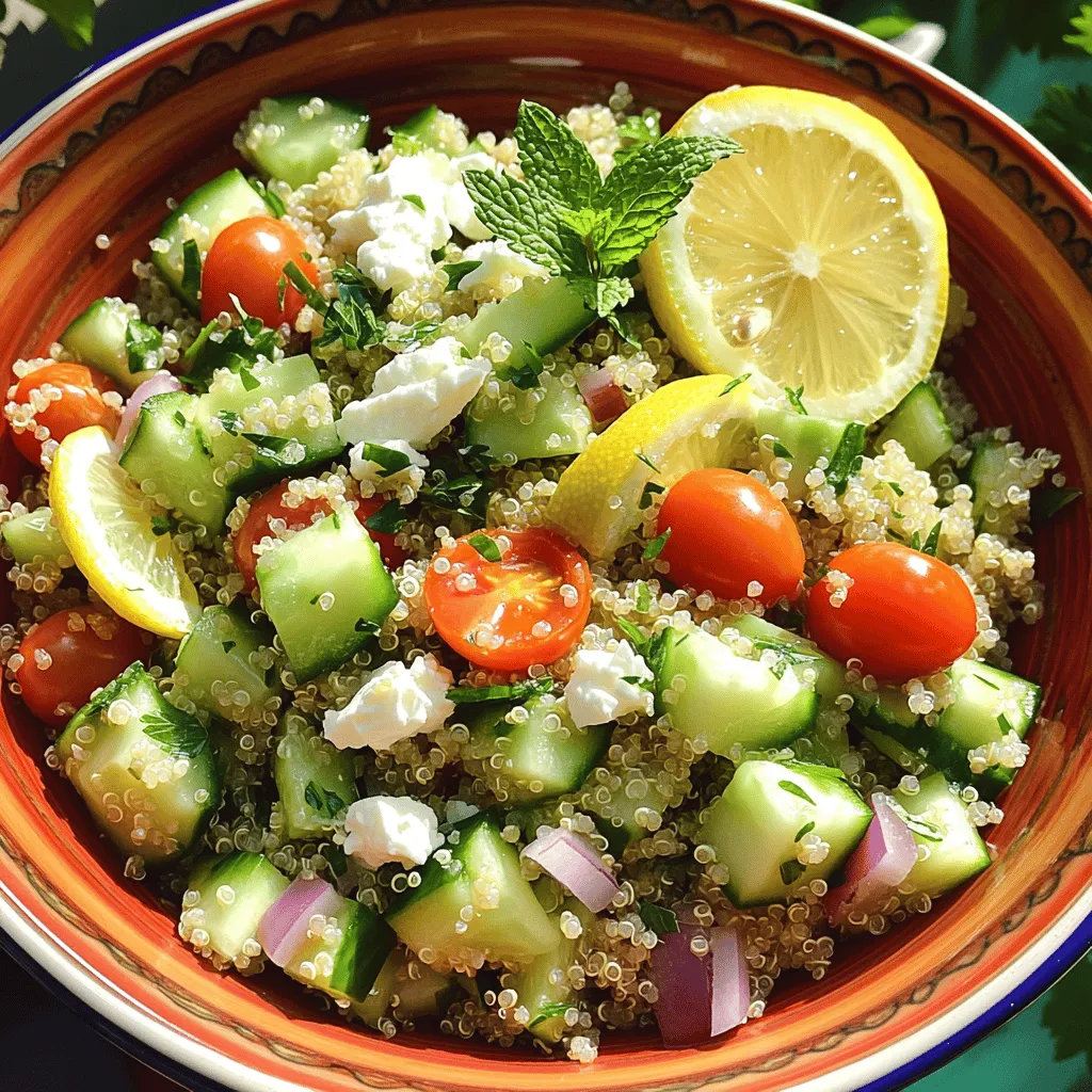 Lemon Herb Quinoa Salad Fresh and Flavorful Dish