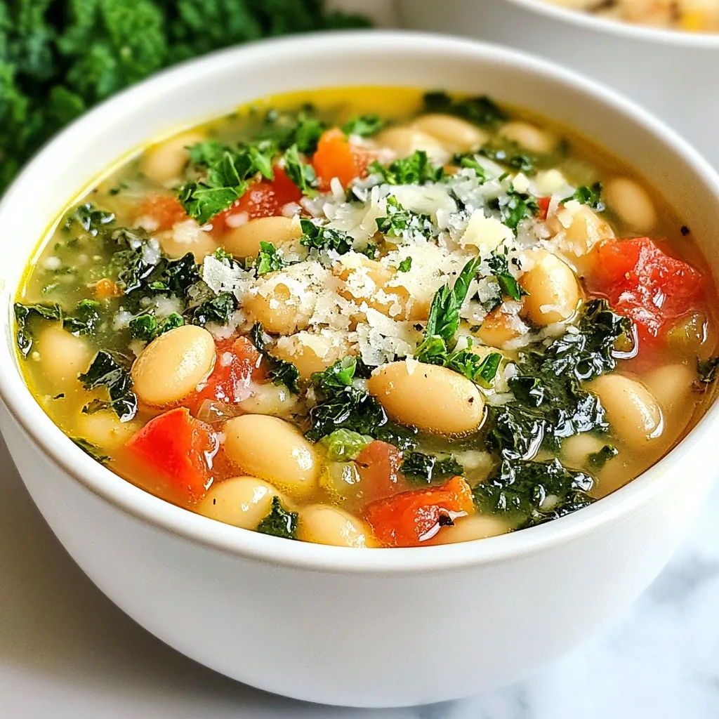 Tuscan White Bean Soup Flavorful and Easy Recipe