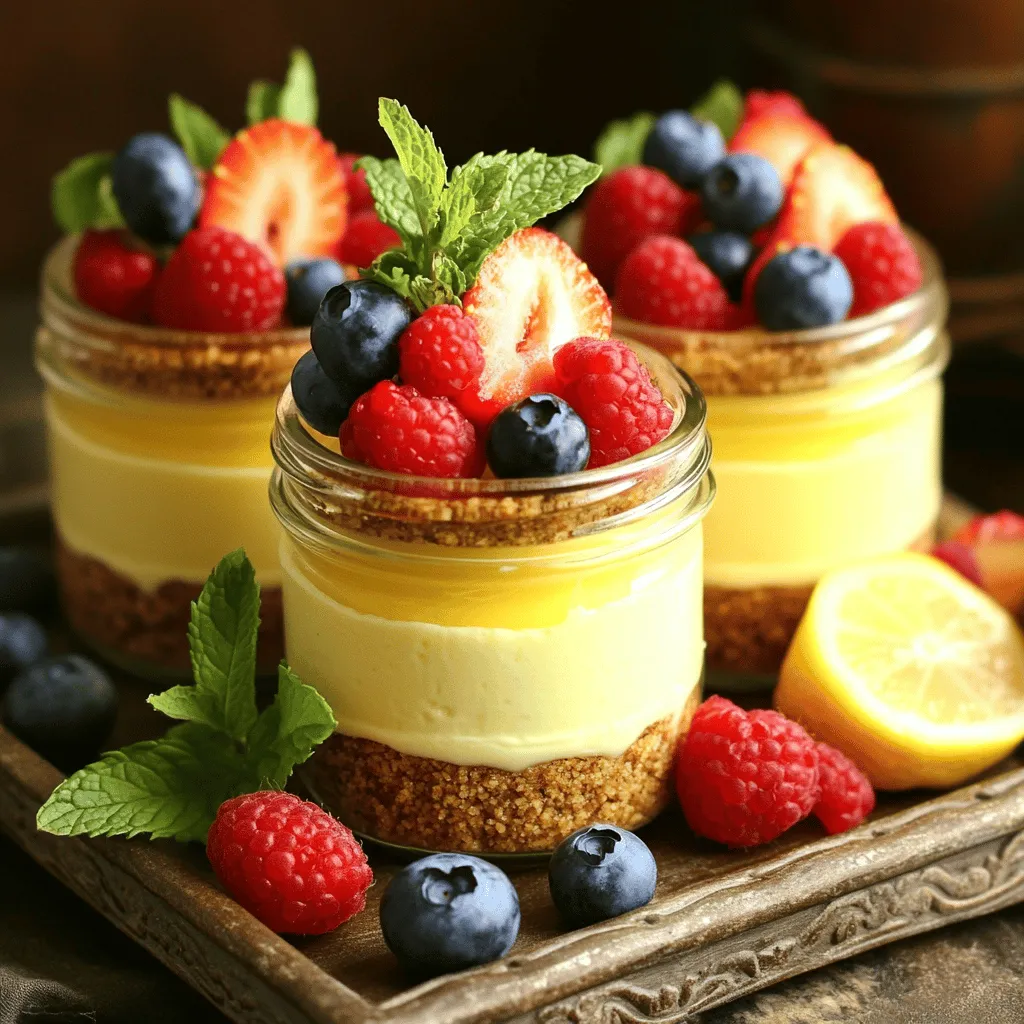 No-Bake Cheesecake Jars Dreamy Dessert Delight
