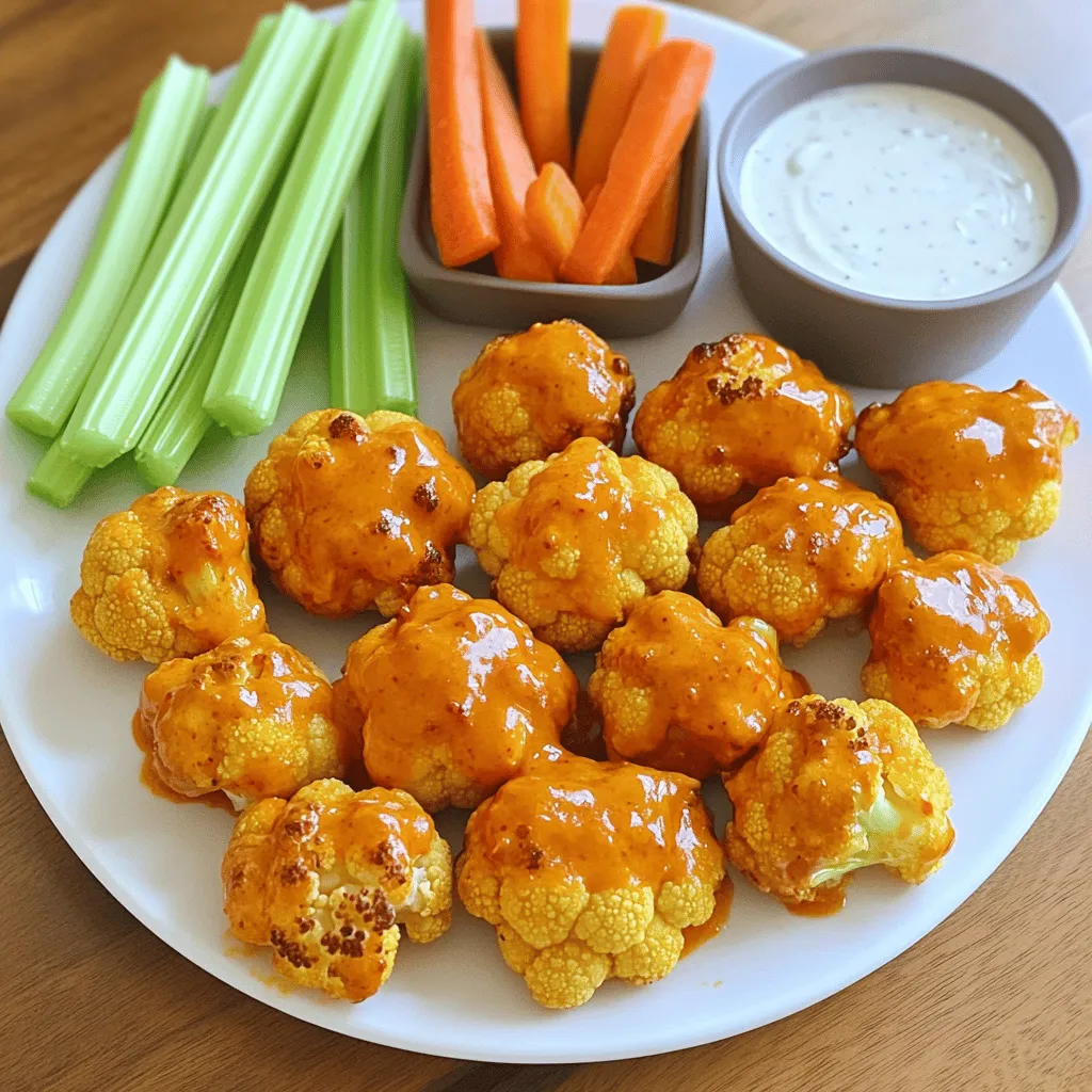 Buffalo Cauliflower Bites Flavorful and Easy Snack