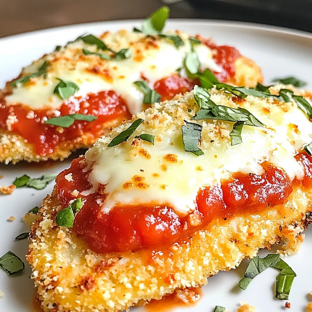 Savory Air Fryer Chicken Parmesan Easy Dinner Recipe