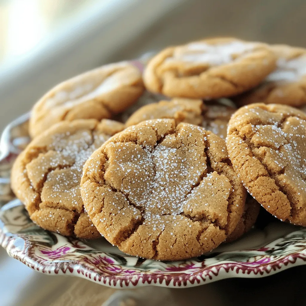 Chewy Ginger Molasses Cookies Soft and Tasty Treat
