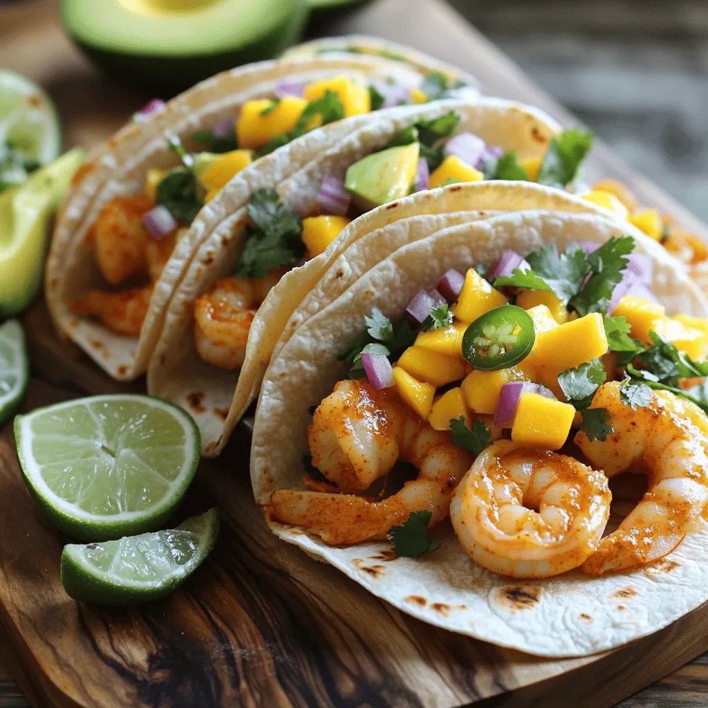 Spicy Shrimp Tacos with Mango Salsa Delightful Meal