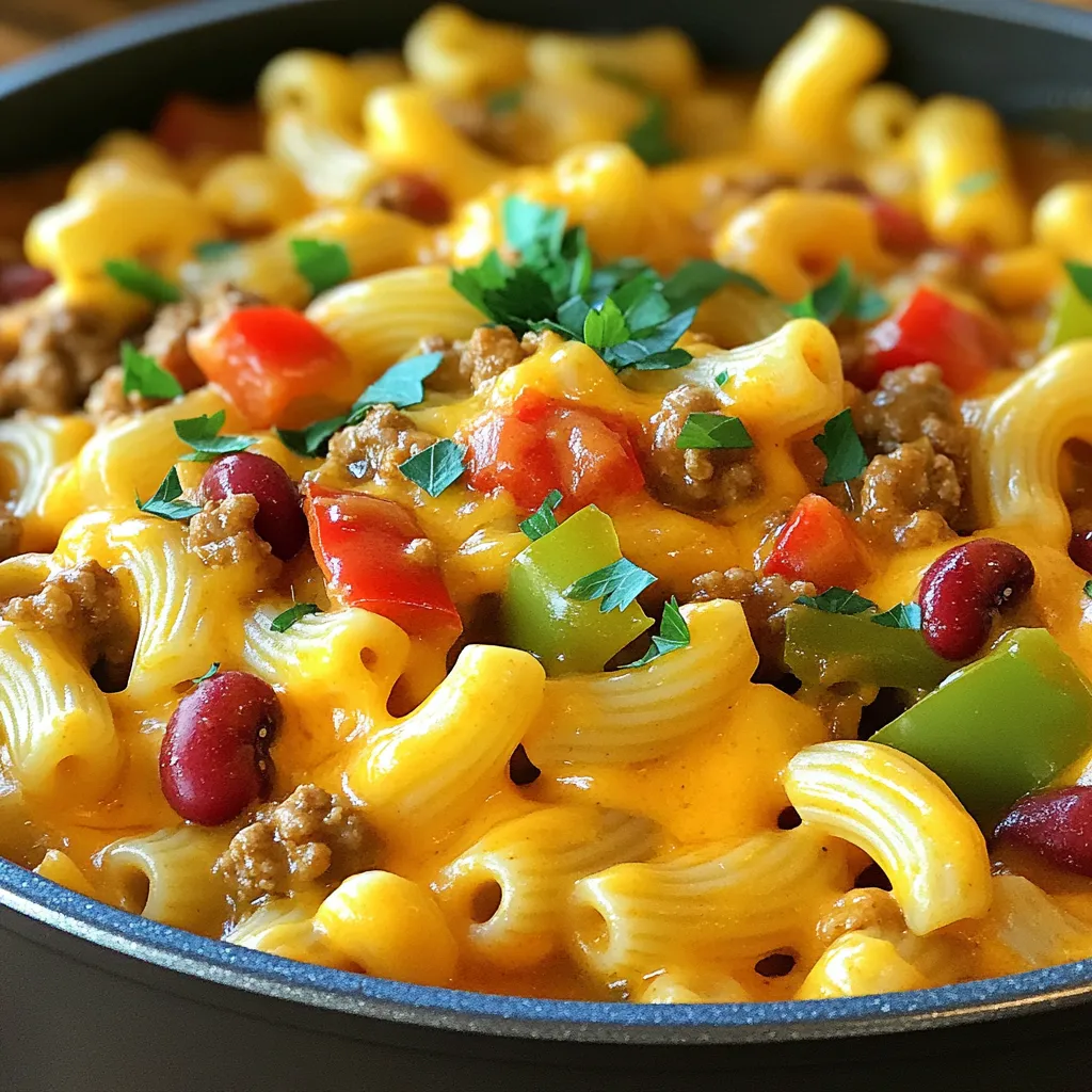 Creamy One-Pot Chili Mac Simple and Tasty Recipe