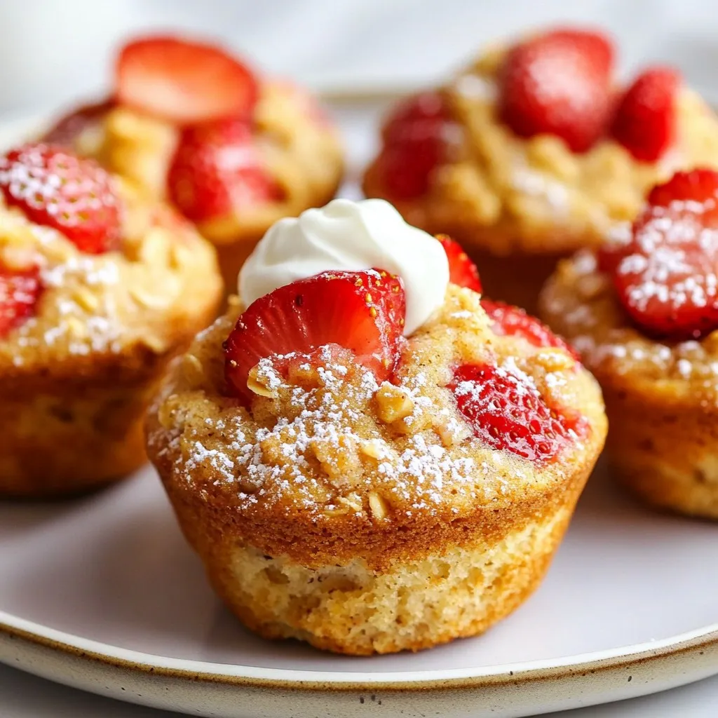 Strawberry Banana Oat Muffins Fresh and Tasty Bites