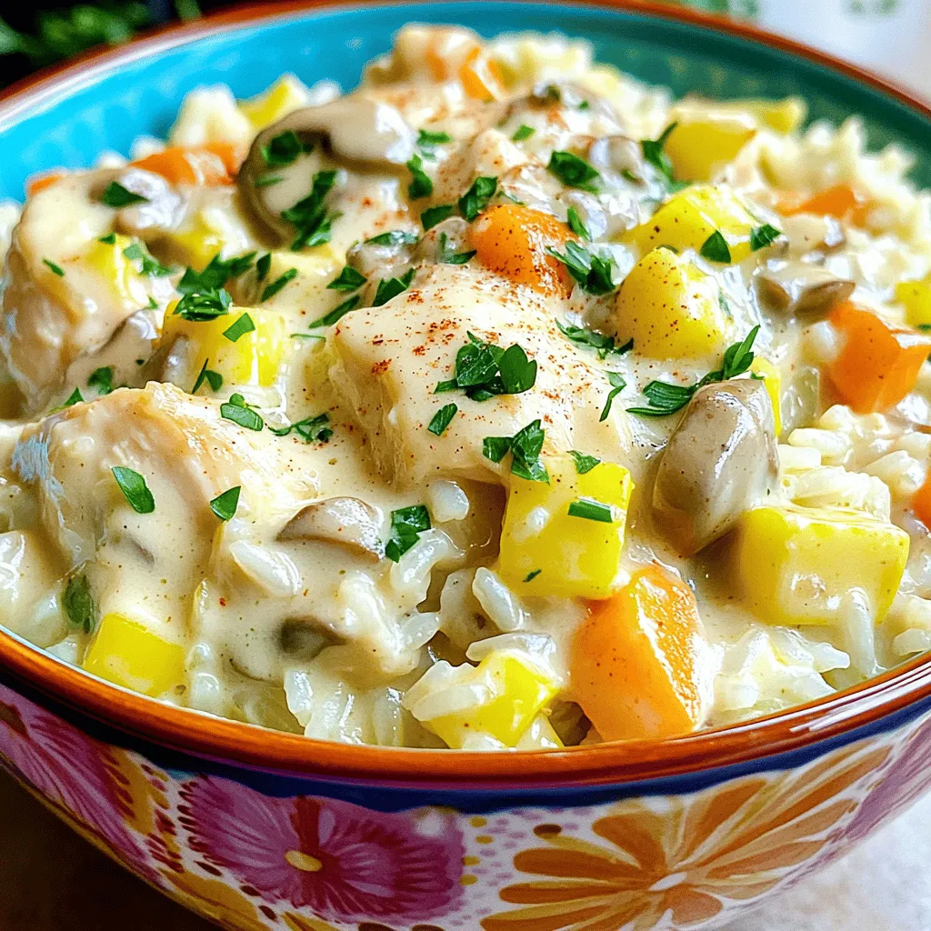 Instant Pot Chicken and Rice Casserole Delight