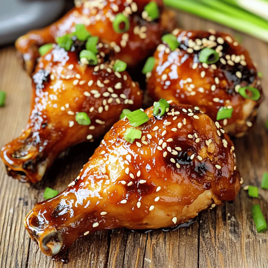 Teriyaki Glazed Chicken Drumsticks Simple and Tasty