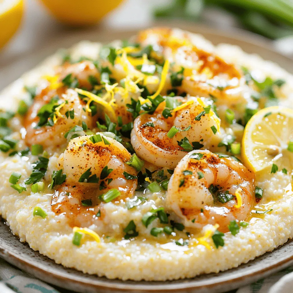 Garlic Butter Shrimp and Grits Delicious Easy Meal