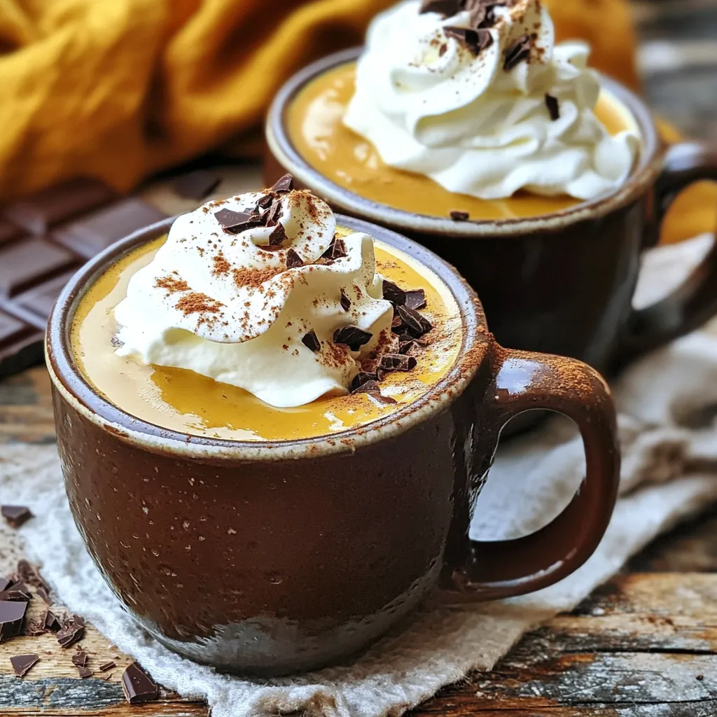 Pumpkin Spice Hot Chocolate Irresistible Seasonal Treat