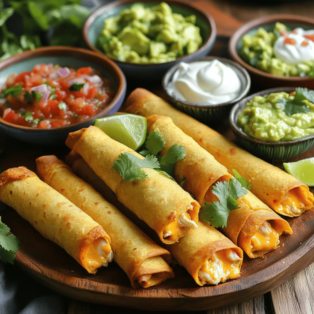 Baked Chicken Taquitos Flavorful and Easy Snack