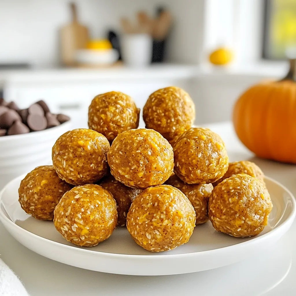 Pumpkin Spice Energy Bites Tasty and Healthy Treat