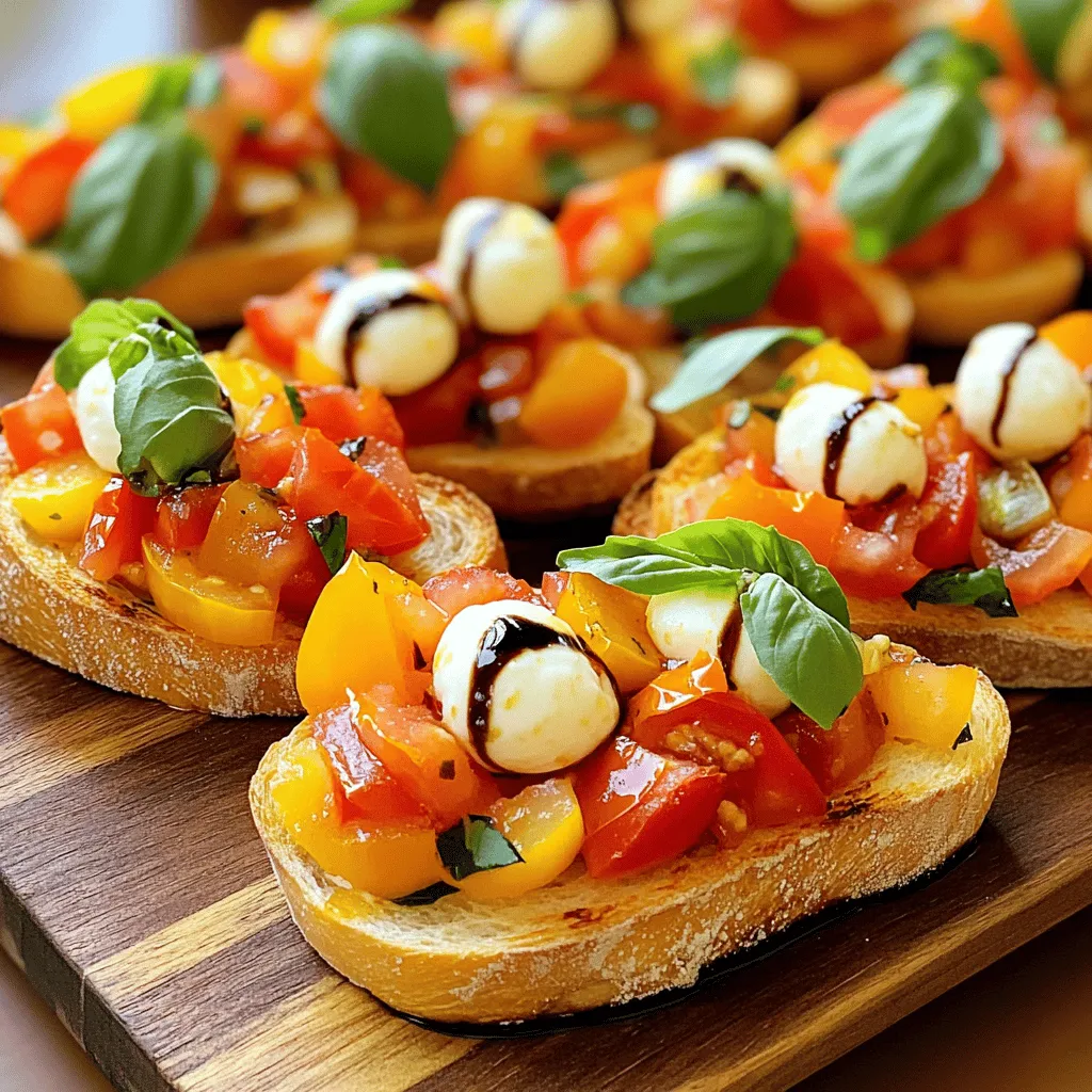 Fresh Tomato Bruschetta Tasty and Simple Appetizer
