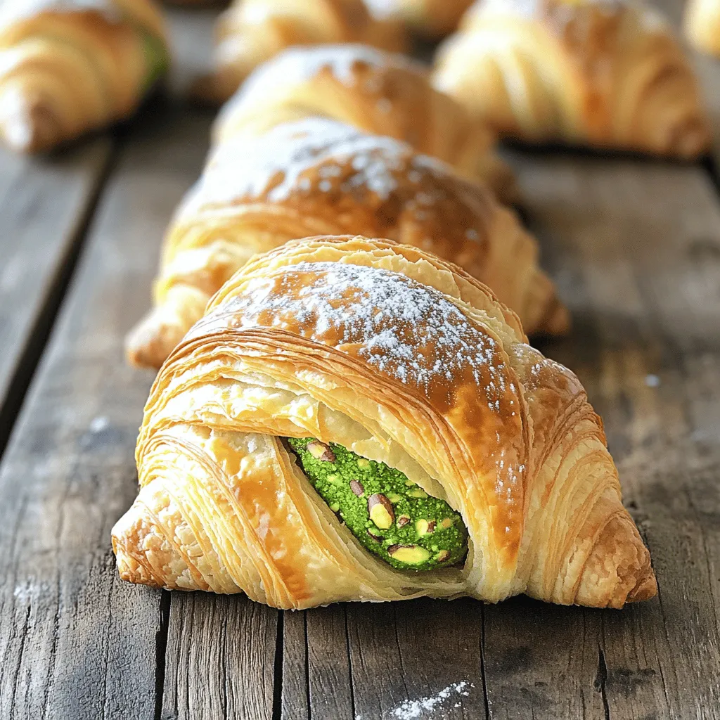Pistachio Filled Croissants Delightful and Simple Recipe