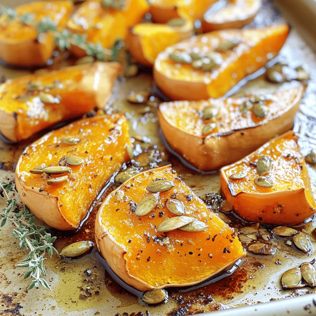 Maple Roasted Butternut Squash Savory Side Dish