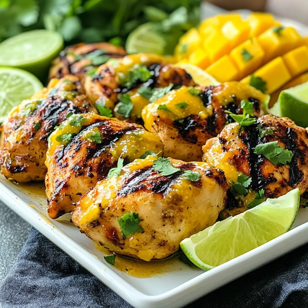 Mango Lime Grilled Chicken Flavorful and Easy Recipe