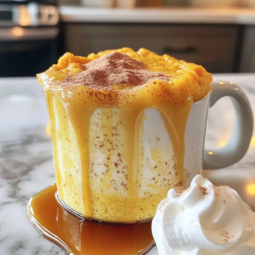 Pumpkin Spice Mug Cake Easy and Quick Delight