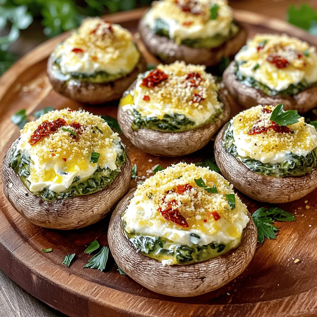 Air Fryer Stuffed Mushrooms Tasty and Easy Recipe